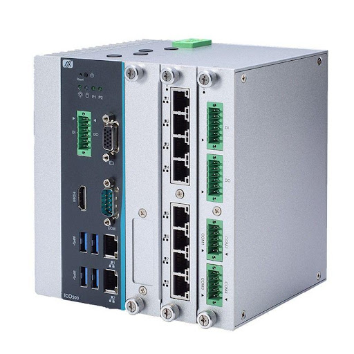 ICO500-518 - 7th gen i7, 2x PIM slots - DIN-rail Embedded System