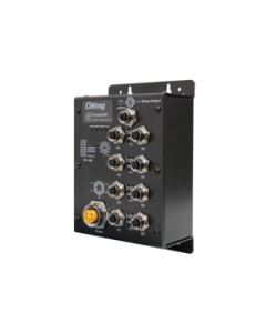 TGXPS-1080-M12-24V EN50155 8-port unmanaged PoE Ethernet switch