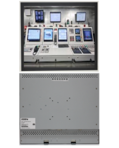 19" open frame display