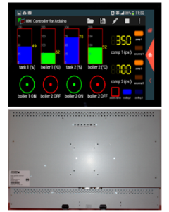 23.8" open frame display