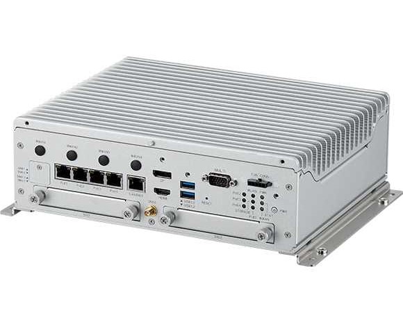 VTC7270-C4 GEN 12/13 Fanless 4 x POE AI Vehicle Computer